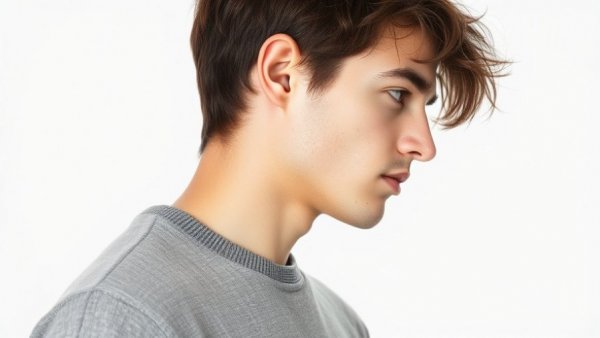 Contemplative young man in gray sweater, side profile view, OpenAI Funding Round Insights