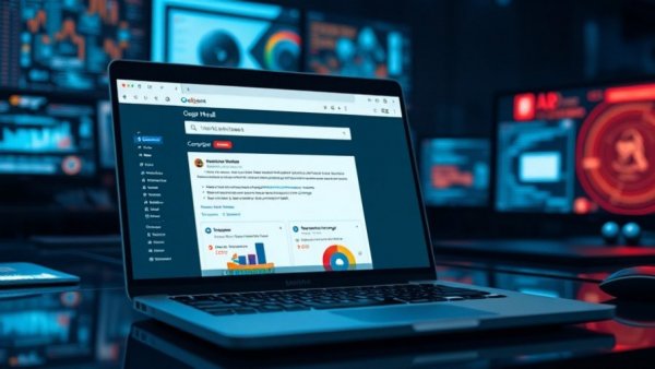 Gmail's AI for email management displayed on a laptop screen.