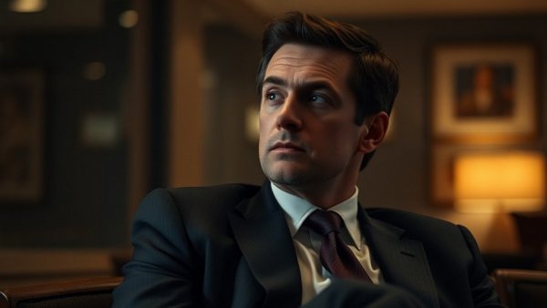 Thoughtful executive sitting calmly indoors, OpenAI executive changes context.