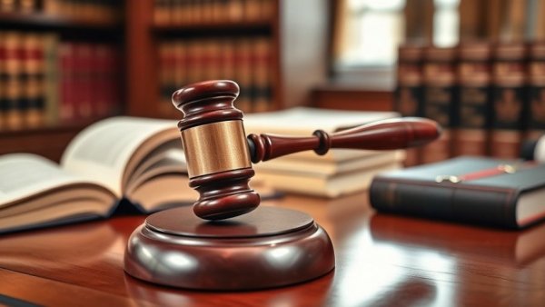 Close-up gavel on desk with law books symbolizing 2026 estate tax changes.
