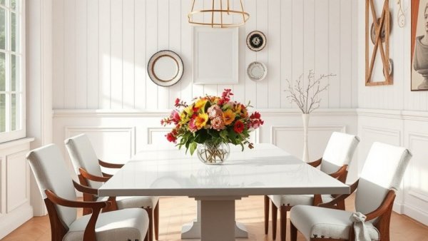 Contemporary dining room showcasing home design trends spring 2026.