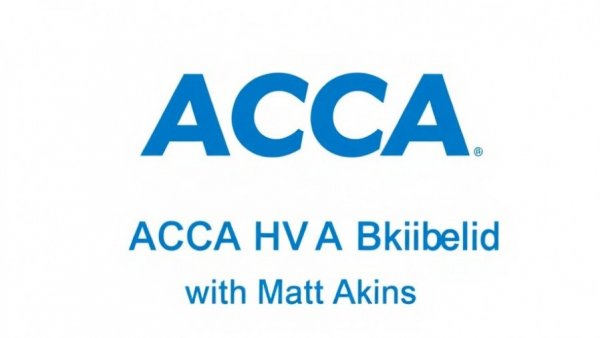 ACCA HVAC Skill Builder logo with 'Proper Refrigerant Charge in HVAC Systems' theme.