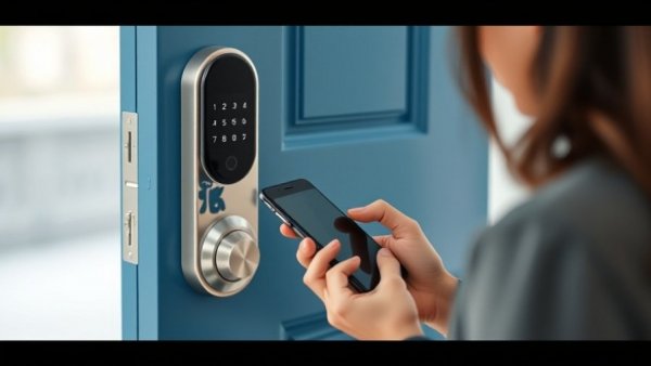 Aqara U400 Smart Lock Hands-Free Entry with smartphone.