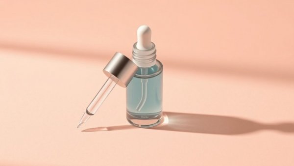 Casa Noon Beauty Sabbatical Serum bottle on peach background.