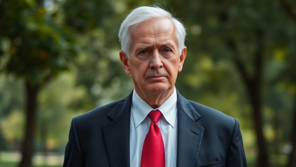 Elderly man in suit outdoors symbolizing business growth capital.