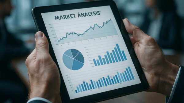 Germany Baby Care Market analysis displayed on a tablet screen.