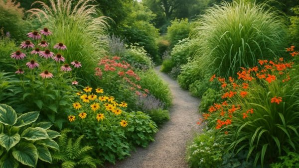 Lush garden showcasing modern landscaping ideas in Seattle.