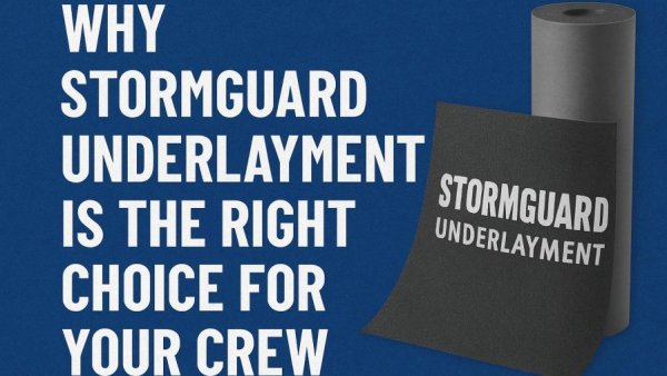 Why StormGuard Underlayment is the Right Choice for Your Crew