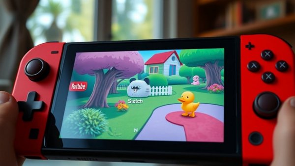 YouTube on Switch 2: Game screen with YouTube on Nintendo Switch.