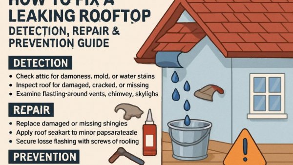 How to Fix a Leaking Rooftop: Detection, Repair & Prevention Guide