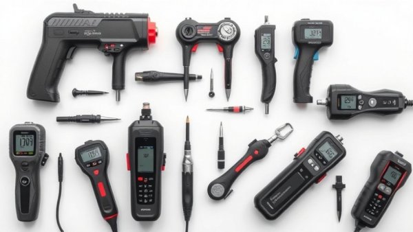 Collection of NAVAC Smart Diagnostic Tools on white background.