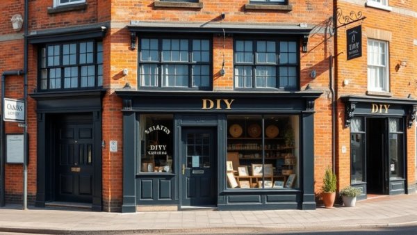 Unique DIY store in Kent with vintage facade