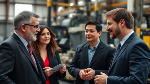 Keith Sonderling touring industrial workshop during Labor Secretary appointment.
