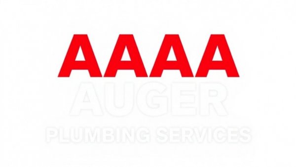 AAA Auger Plumbing Services red logo