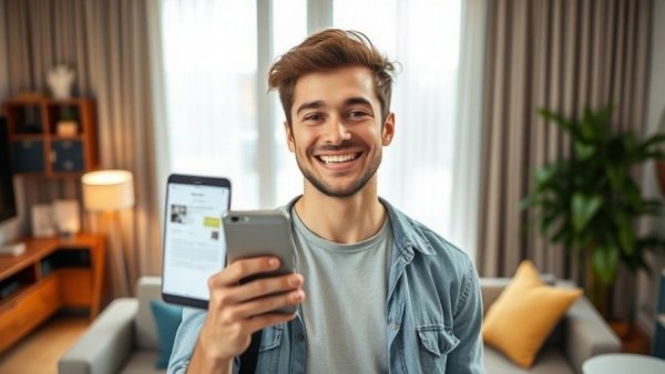 Man displays EPA 608 certification for homeowners on phone
