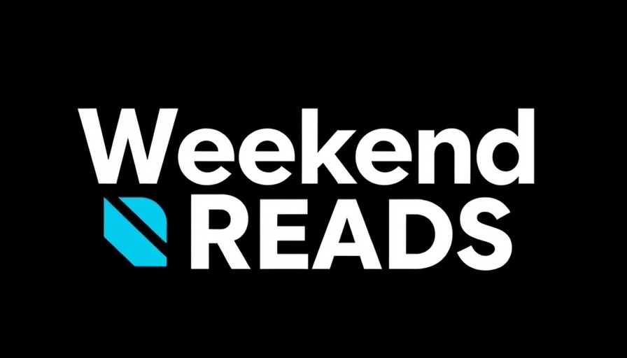 AI safety themed minimalist logo with 'Weekend Reads'