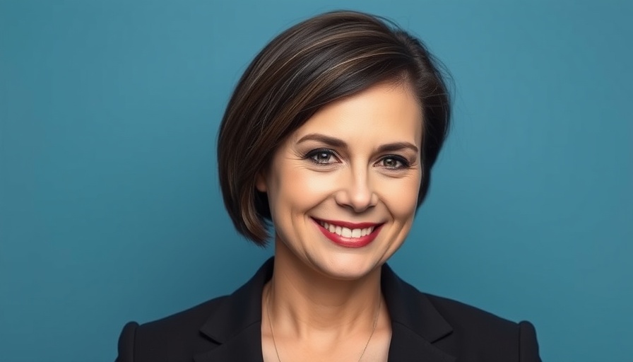 Professional portrait of a businesswoman in technology