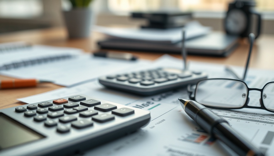 Close-up of desk items for employment law updates analysis.