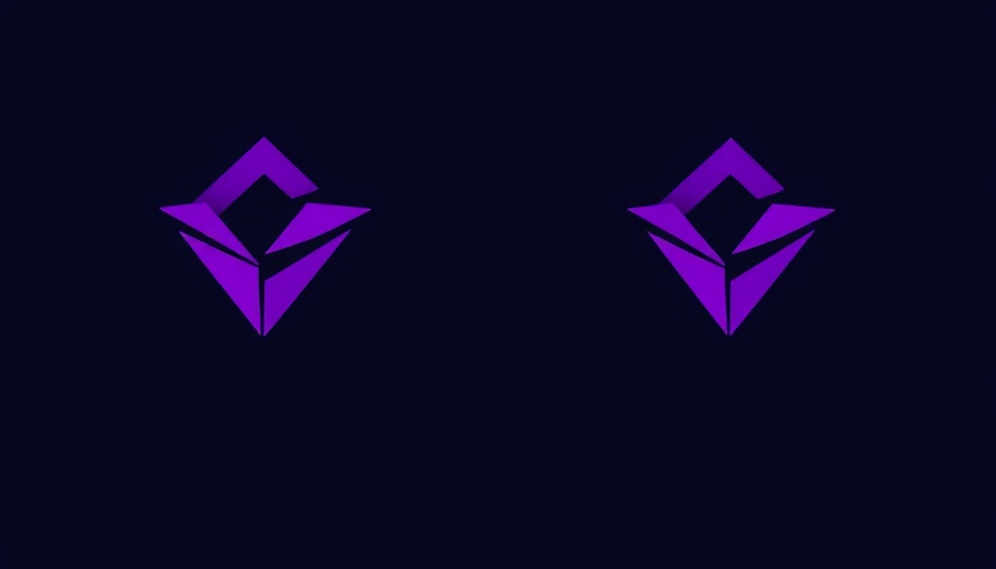 Purple angular logo symbolizing rebuilding integrity.
