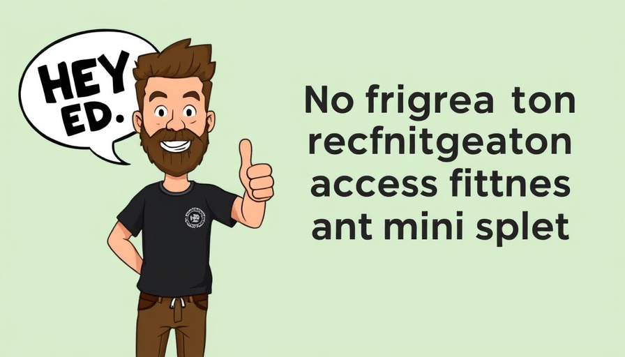 Cartoon graphic with A2L refrigerants discussion and a bearded man.