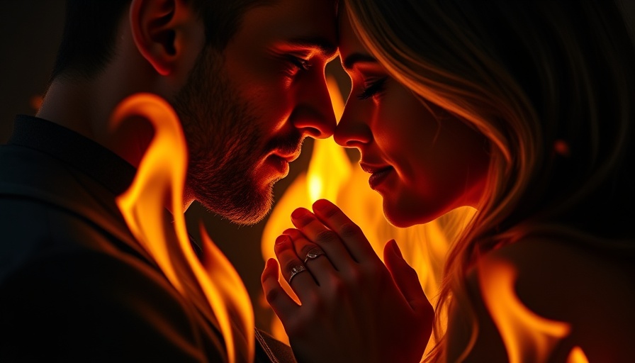 Book promotion of historical fiction novel set in fiery atmosphere.