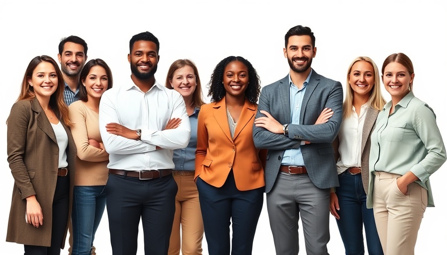 Diverse spa industry leadership team smiling confidently.