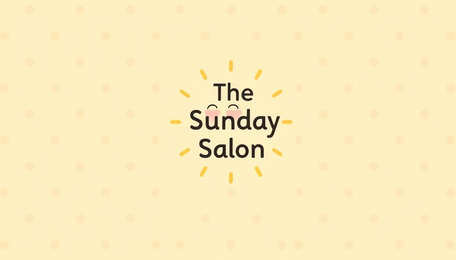 Clean romance themed design with sun logo and polka dots.