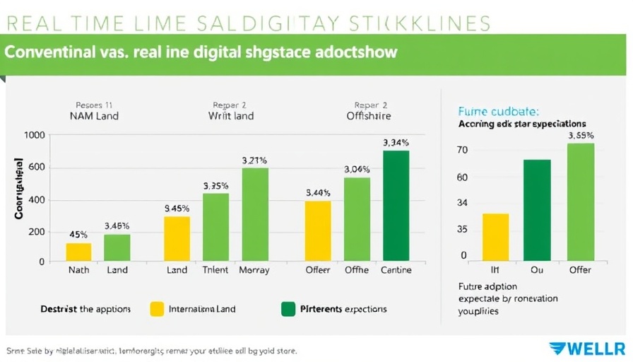 Bar chart illustrating real-time digital slickline technology adoption in different regions.