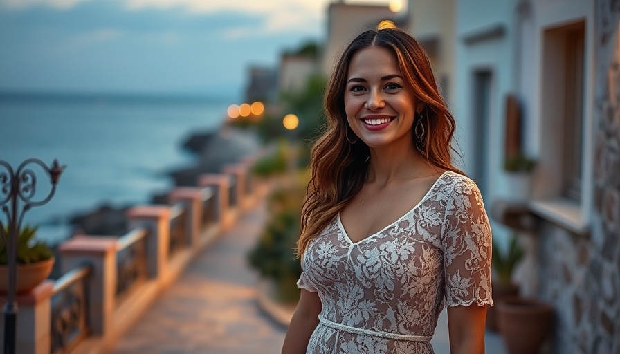 Confident woman by the sea exploring abroad, enhancing personal growth.