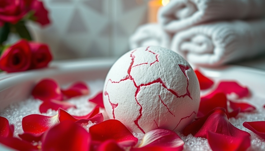 Luxurious Cabo travel spa setting with bath bomb.