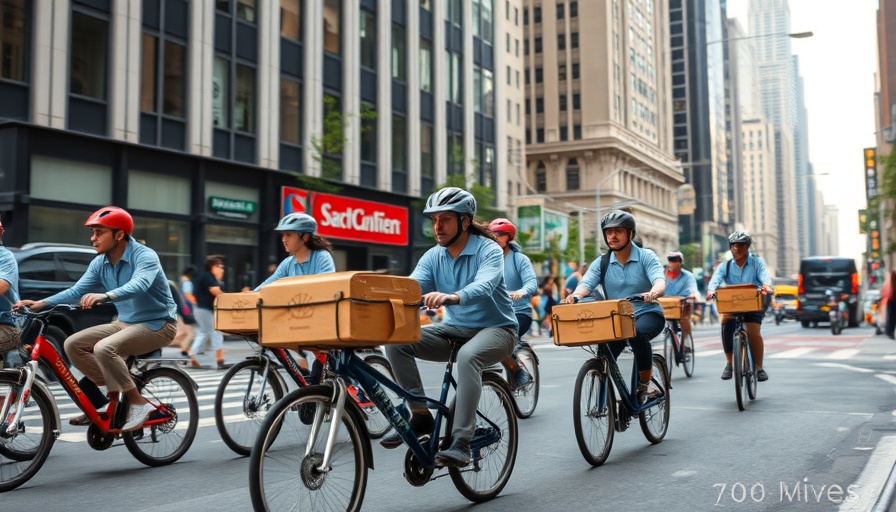 Cyclists in city representing Nigerian food delivery startup funding.
