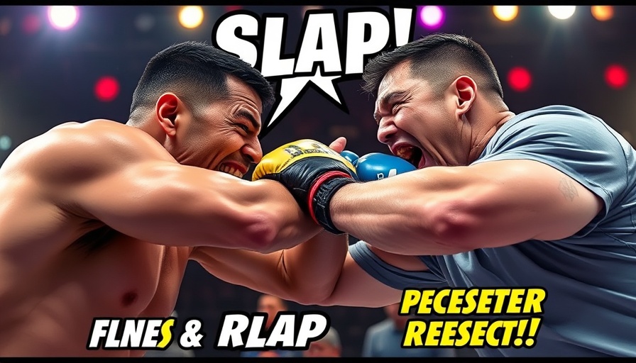 Intense slap competition scene highlighting most dangerous sports.
