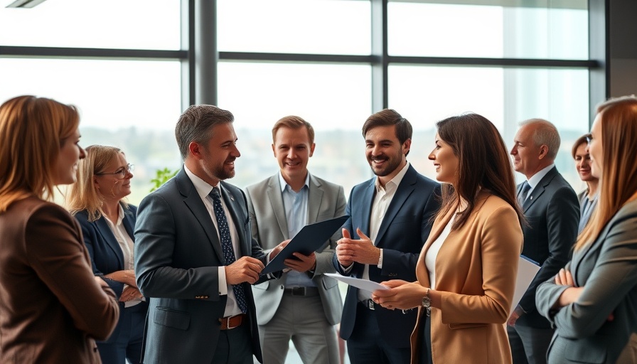 Business residents collaborating in Monmouthshire office