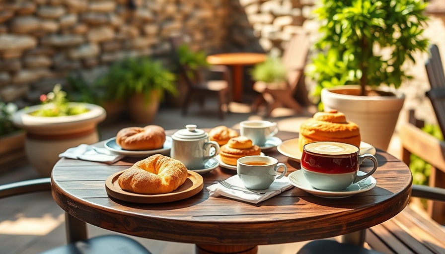 Luxurious breakfast scene at Cabo resorts patio