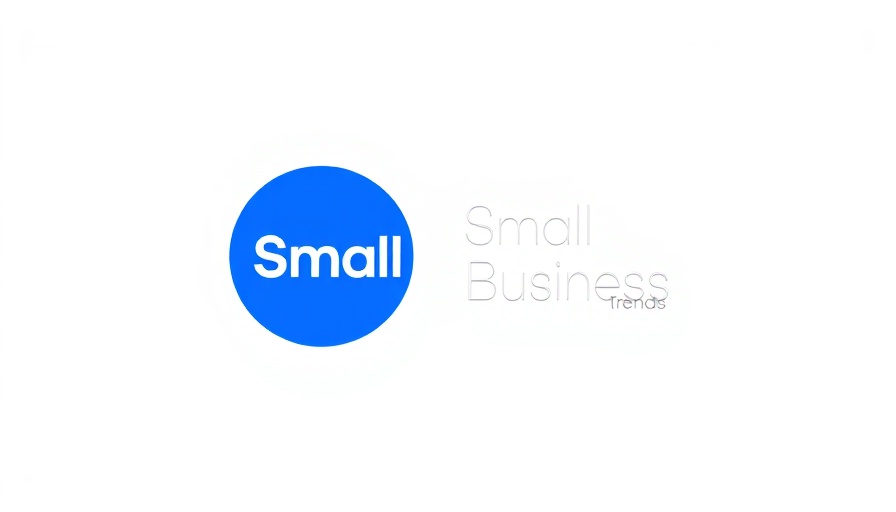 Logo design for 'Small Business Trends' with blue circle.