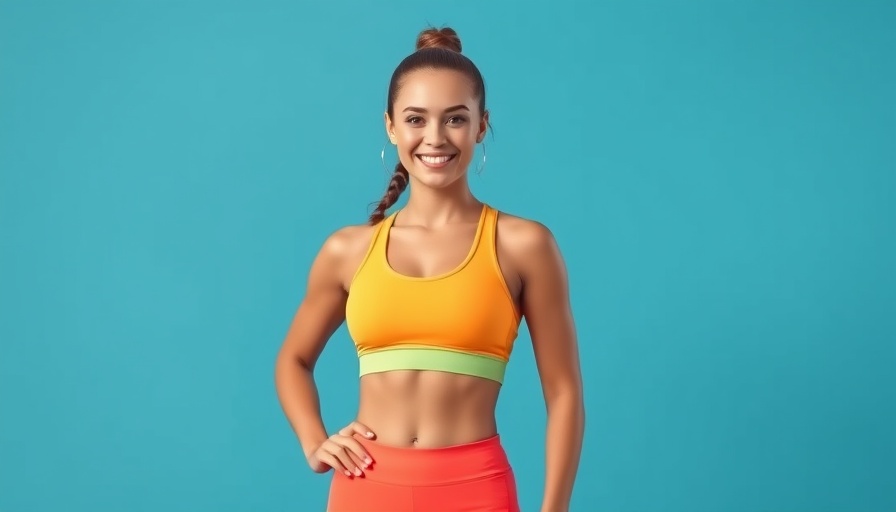 Confident athletic woman promoting why women should prioritize muscle building.