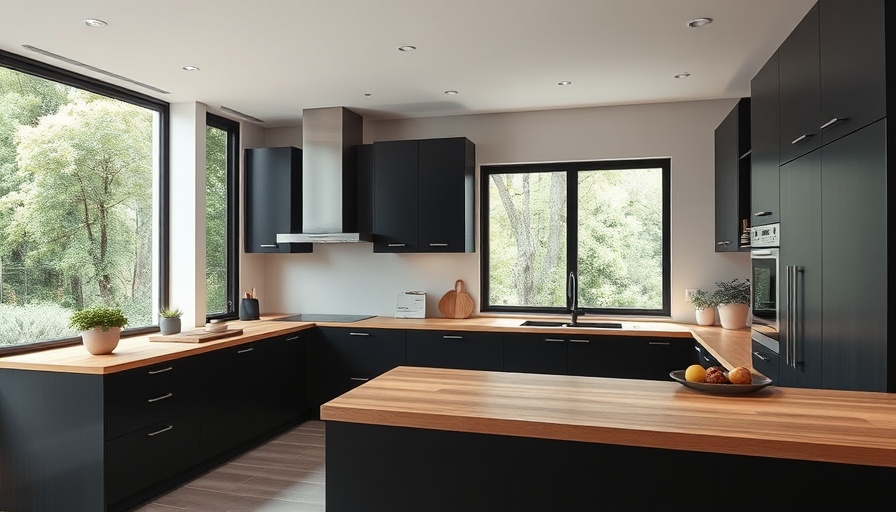 Modern small kitchen design with minimalist style.