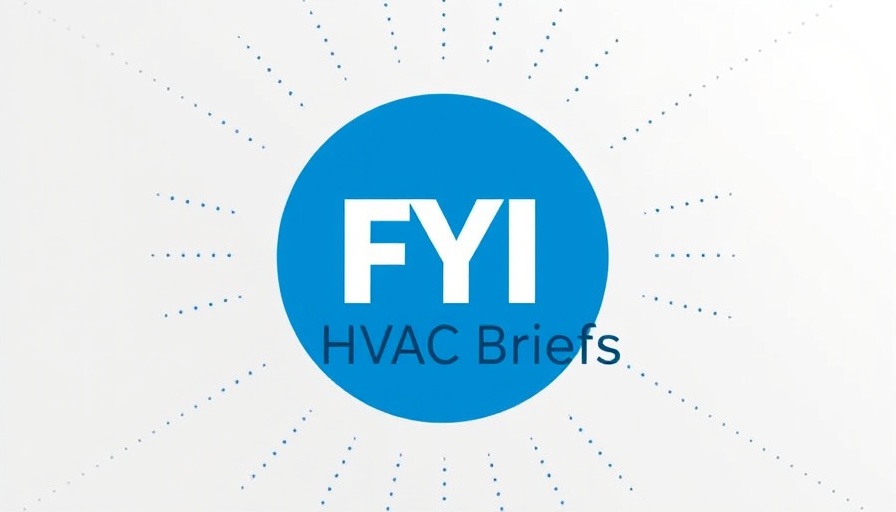 Bold FYI title on a blue circle for HVAC technology trends.