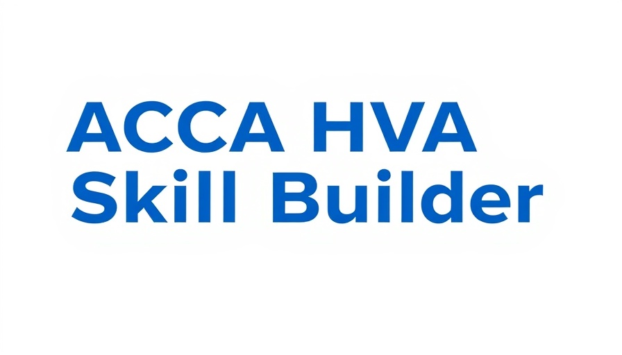 Minimalistic ACCA HVAC Skill Builder logo