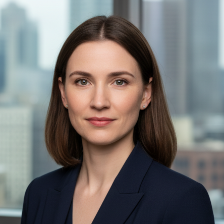 Portrait of Beverly Carter, Investment Correspondent — Venture Capital & Market Trends for Stratalyst Media