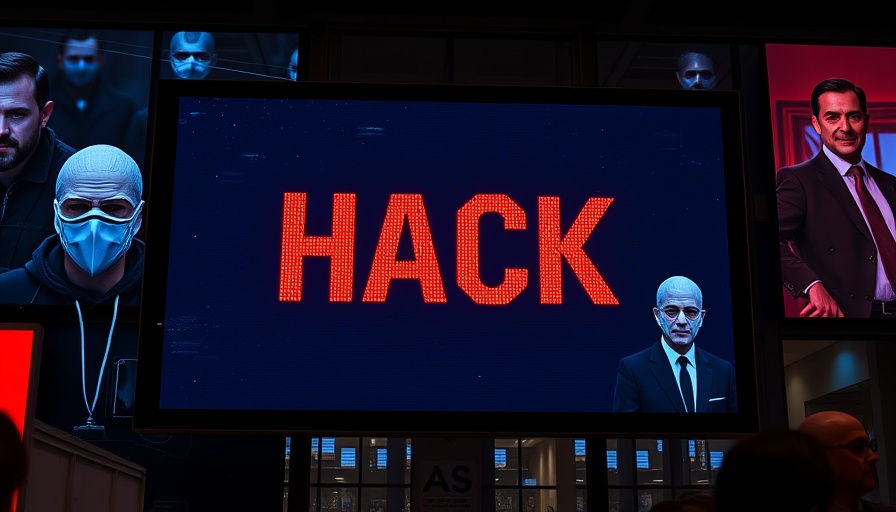 Cyber attack message displayed on screen at Kelowna Airport.