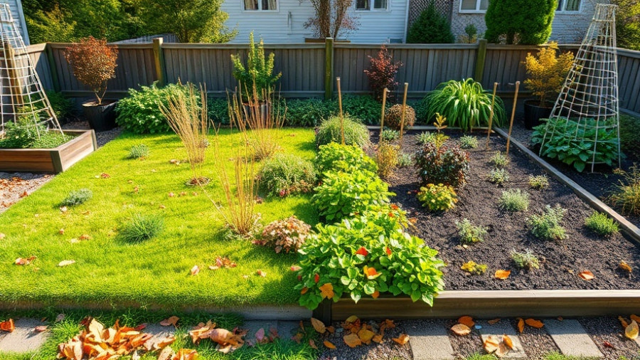 Winter Soil Revival: Seasonal transition in garden beds.