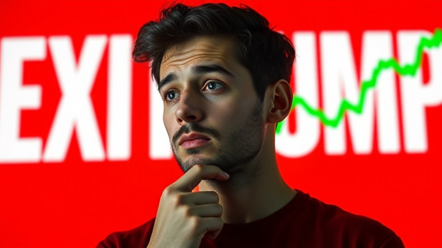 Contemplative man with Bitcoin exit pump strategy backdrop.