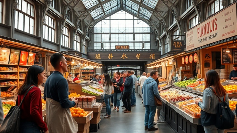 Winter Warm-Up Market Kelowna showcasing vendors and visitors indoors.