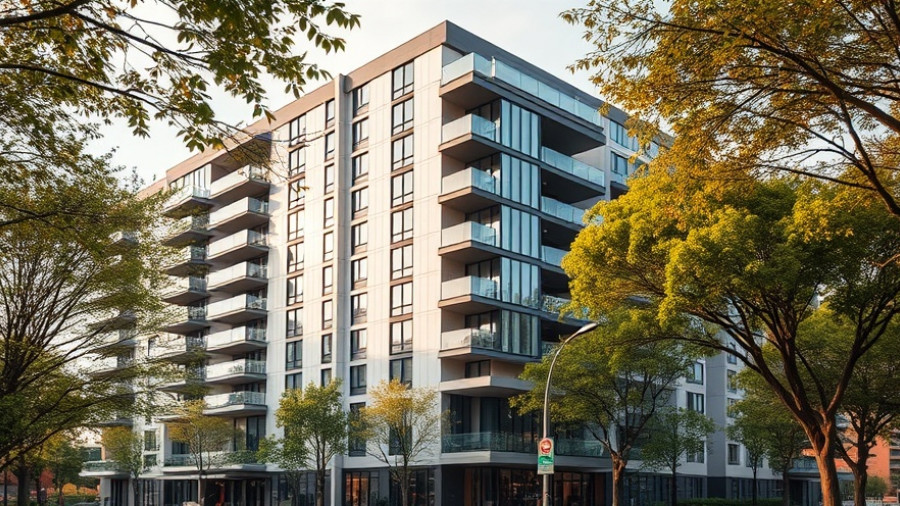 Modern urban apartment building for Kelowna short-term rental options