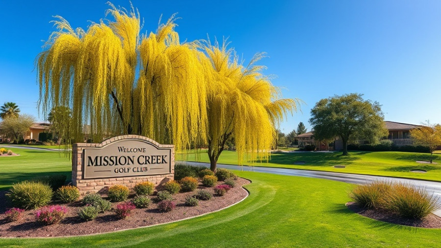 Mission Creek Golf Club ownership transition scene showcasing lush course under sunny sky.