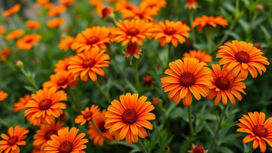 Vibrant garden with orange flowers - Seeds and Plants for 2026.