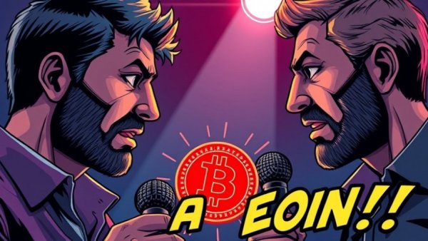 Canton cryptocurrency privacy altcoin, animated discussion scene.