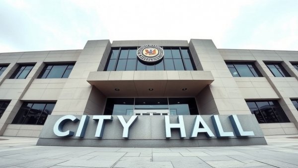 City Hall facade in Penticton related to new bylaw proposal against racism.
