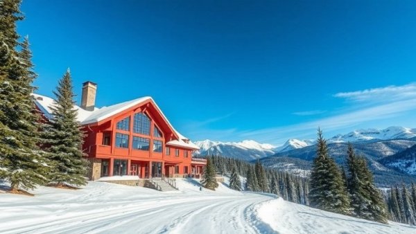 Snowy resort in Big White real estate market.